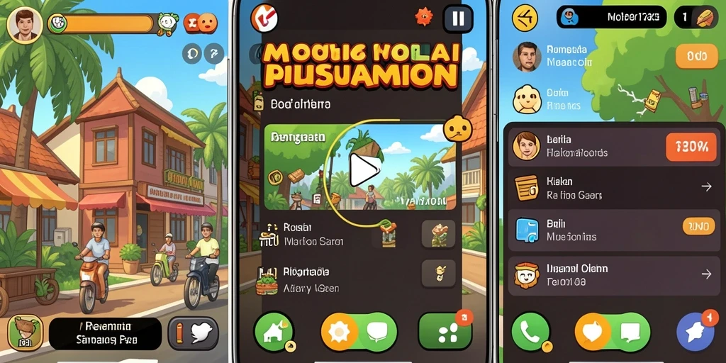 Mode permainan multiplayer yang seru dan kompetitif.