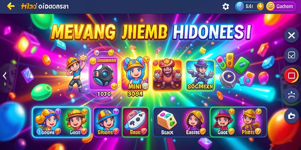 Berbagai pilihan permainan slot yang menarik.