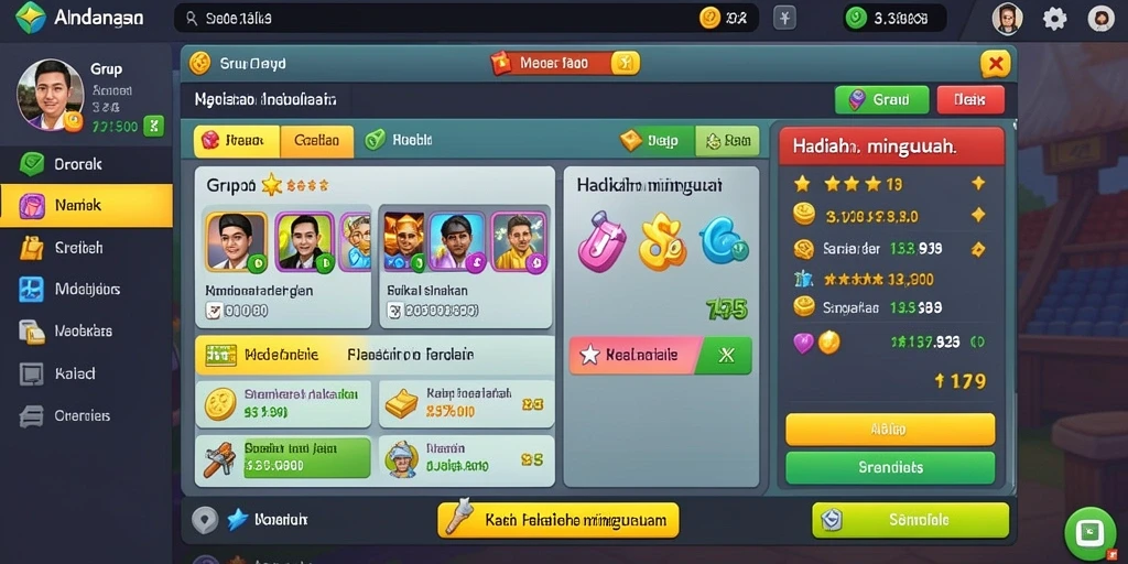 Screenshot menampilkan momen seru dalam pertandingan multiplayer.