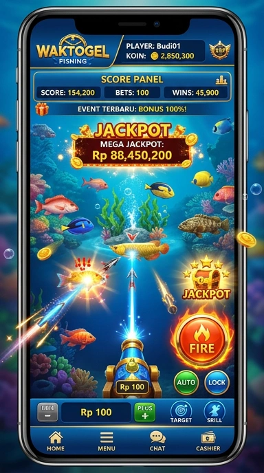 waktogel — layar beranda